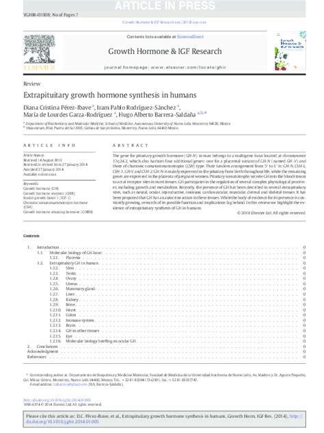 ghnu-24|Extrapituitary growth hormone synthesis in humans